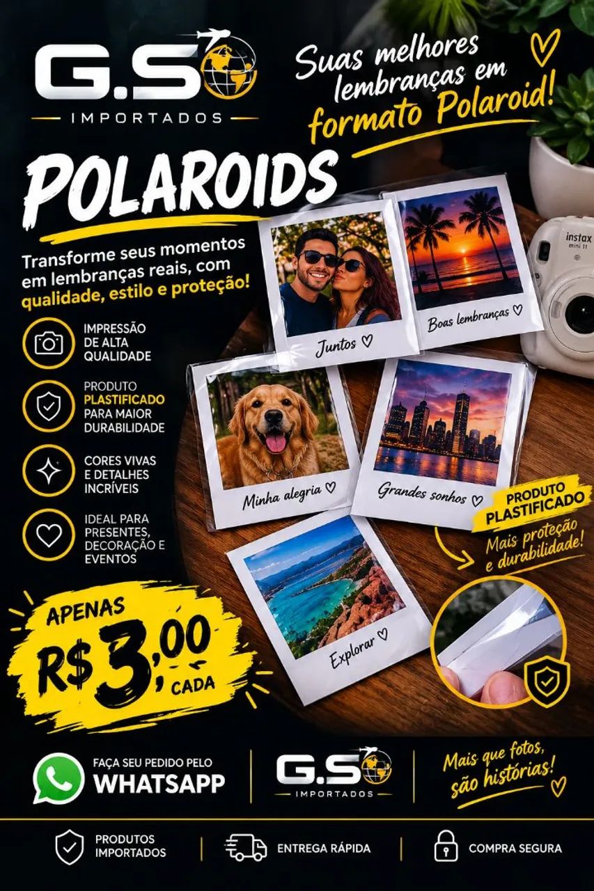 ? ANÚNCIO ? FOTOS ESTILO POLAROID