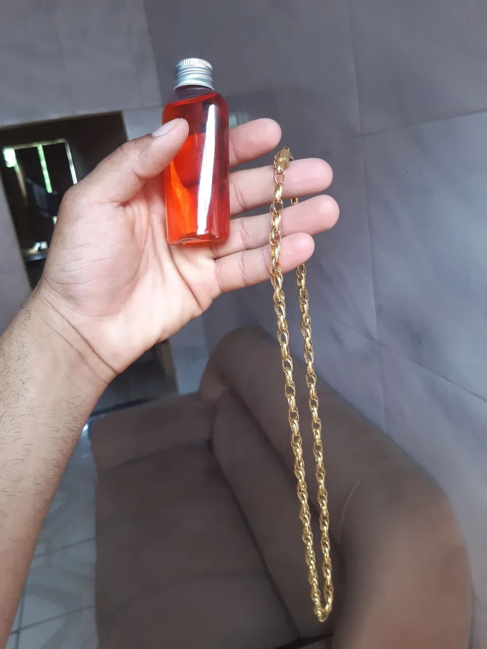 Cordão Moeda antiga 
