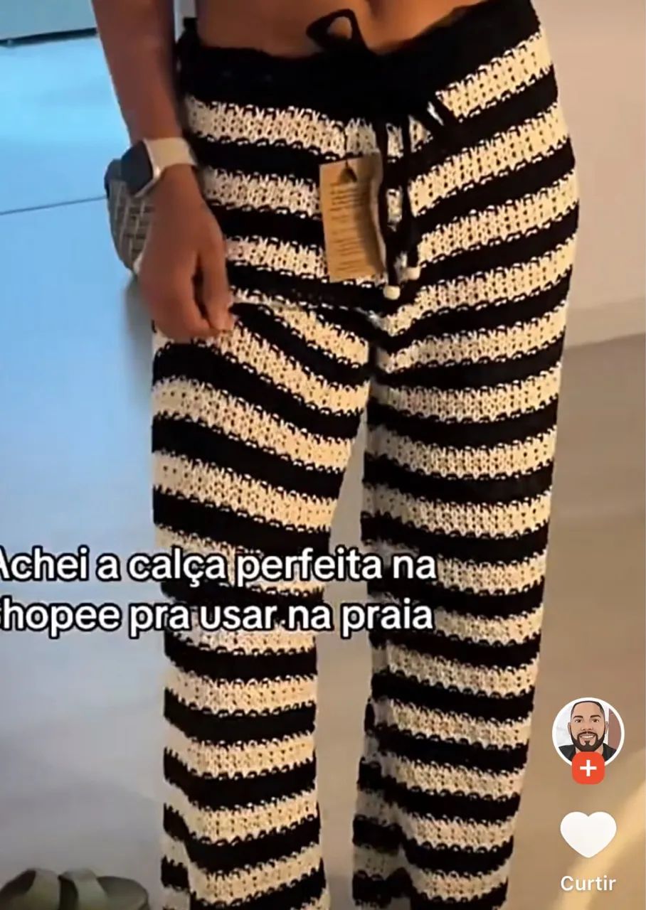 Calça saída de praia  - Foto 4
