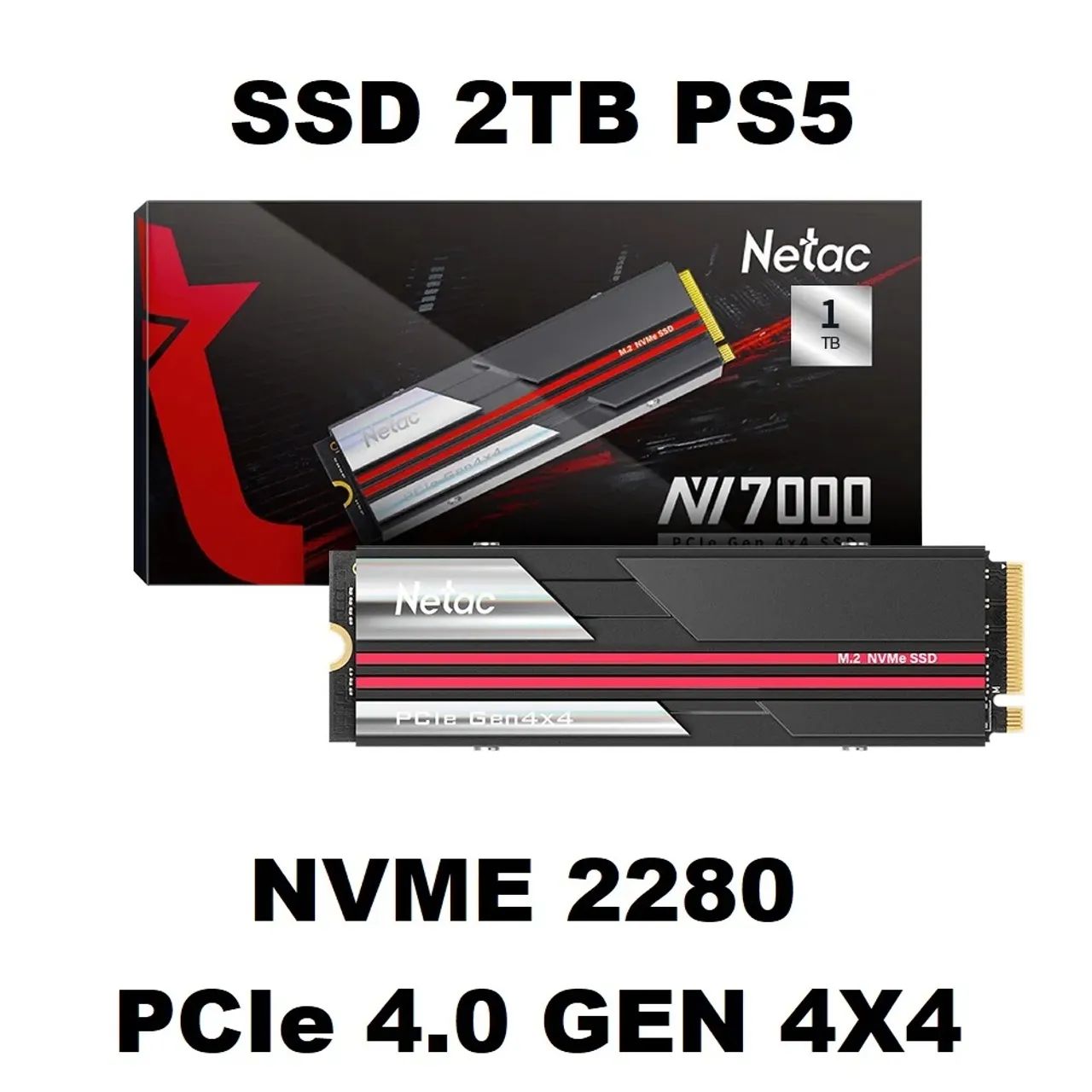 SSD NETAC 2TB - PS5