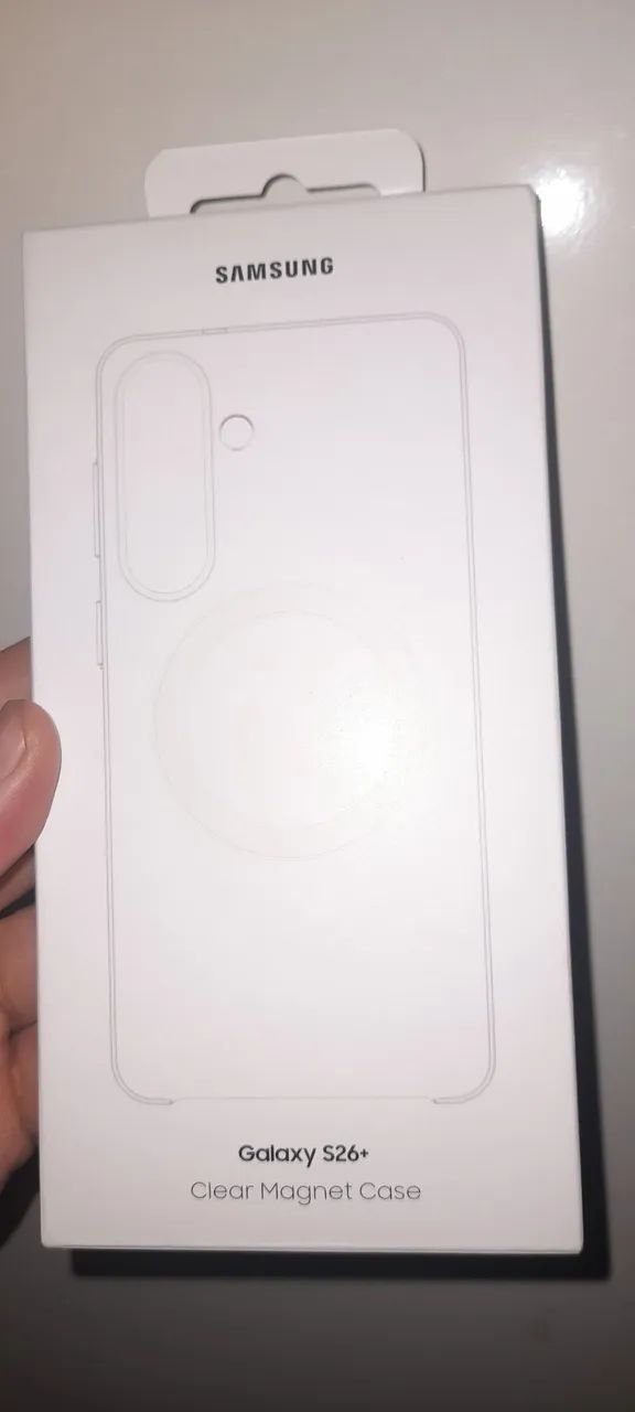 Capa clear magnetic galaxy s26 plus original samsung
