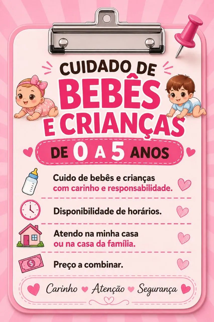 ? Cuidados com carinho, paciência e responsabilidade