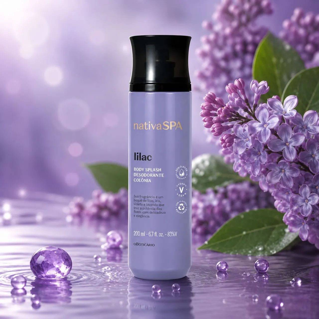 Body Splash Nativa Spa Lilac  - Foto 3