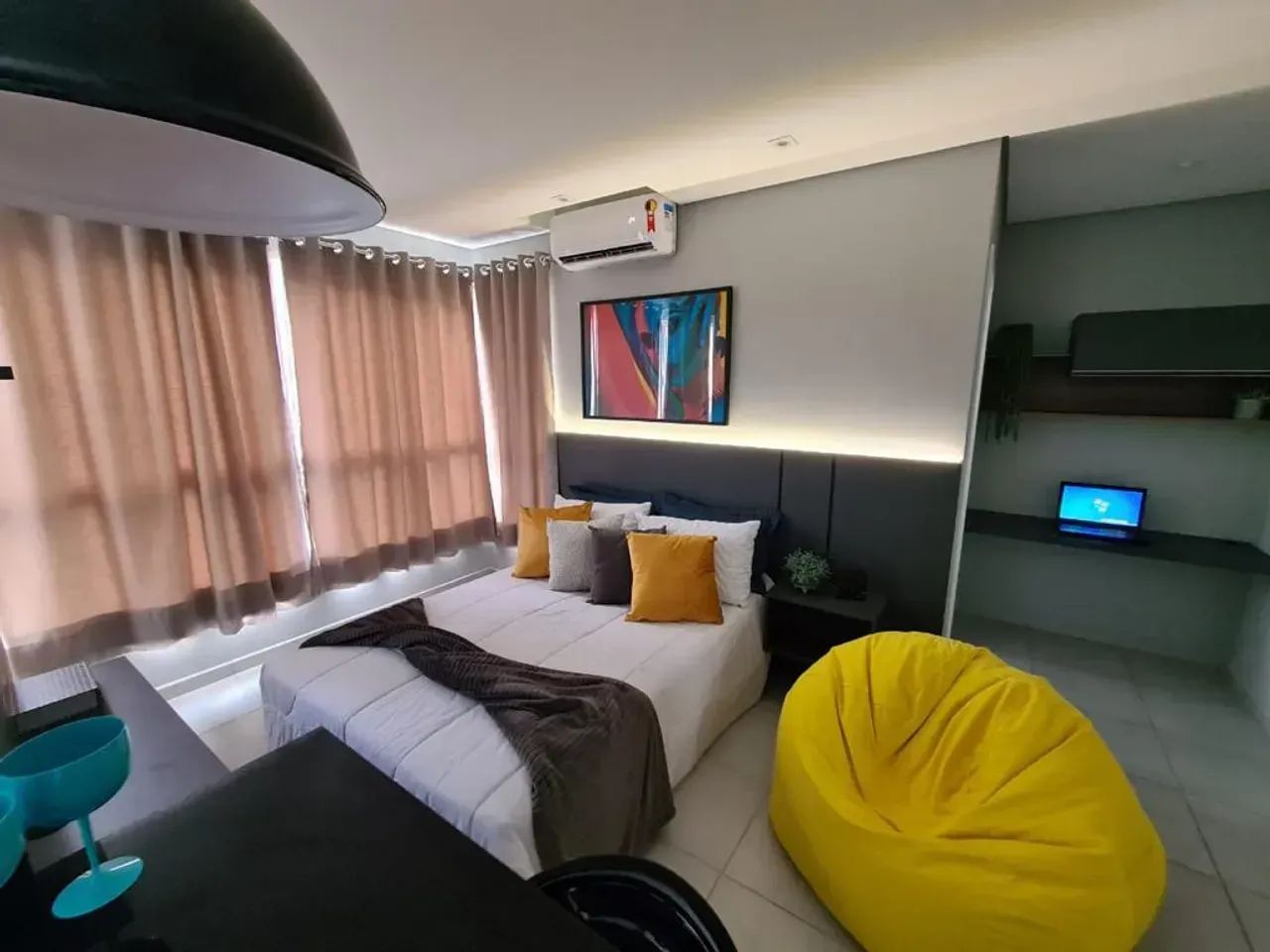 Studio moderno e completo para locação no Edifício Central Park  Bucarein - Foto 5