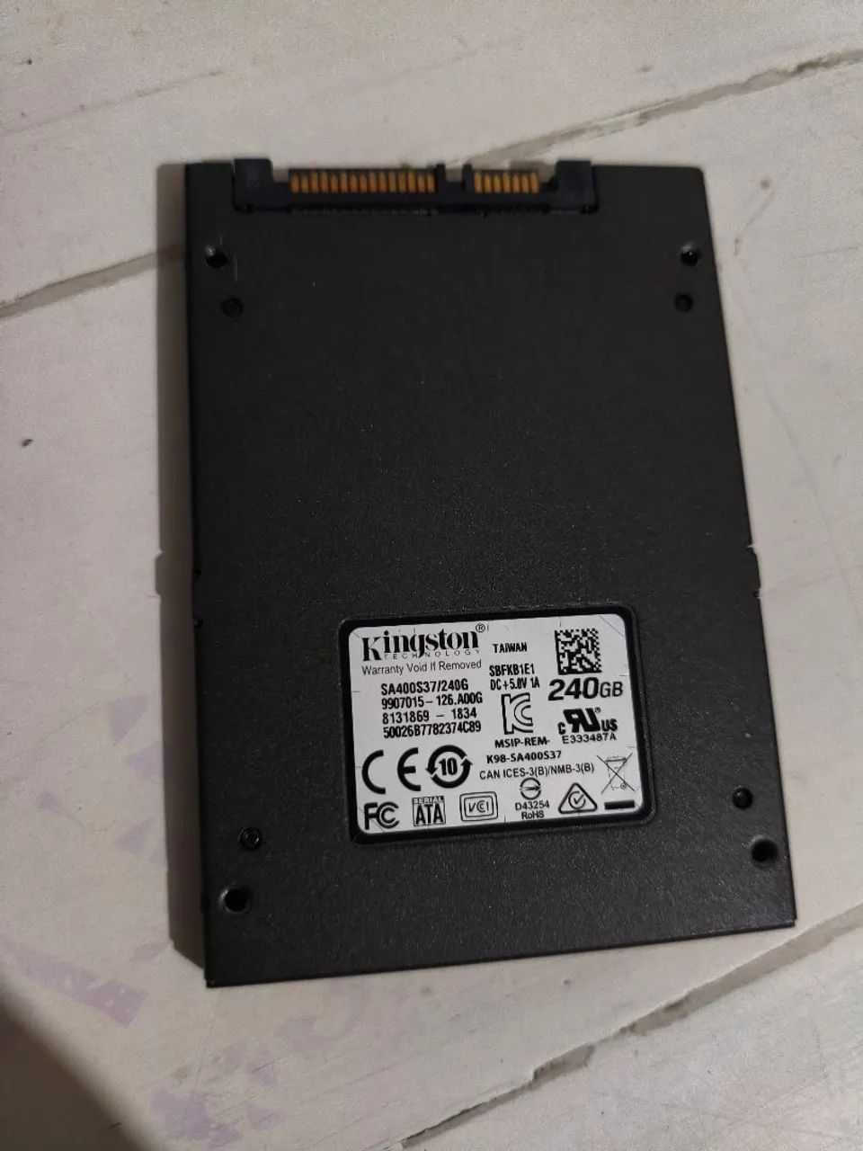 Dois SSDs sata de 240 e 256gb - Foto 3