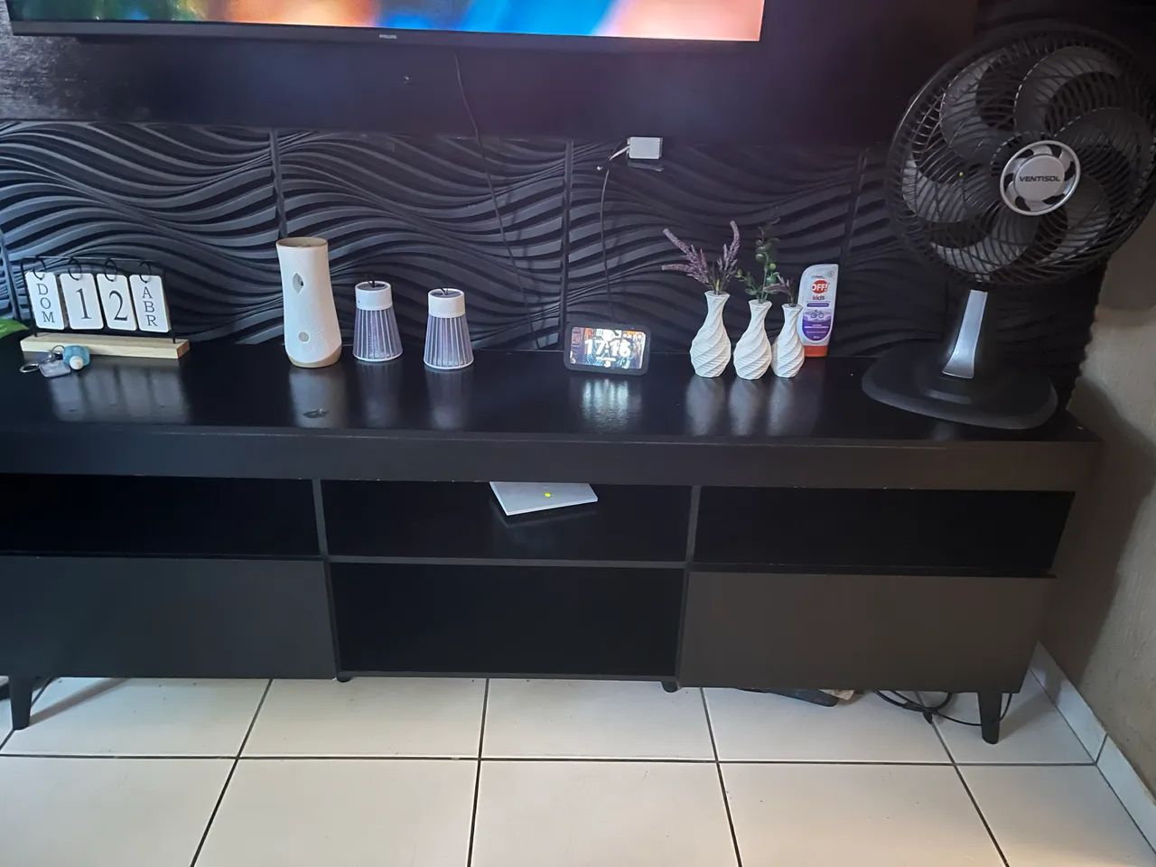 Painel de tv com rack  - Foto 5