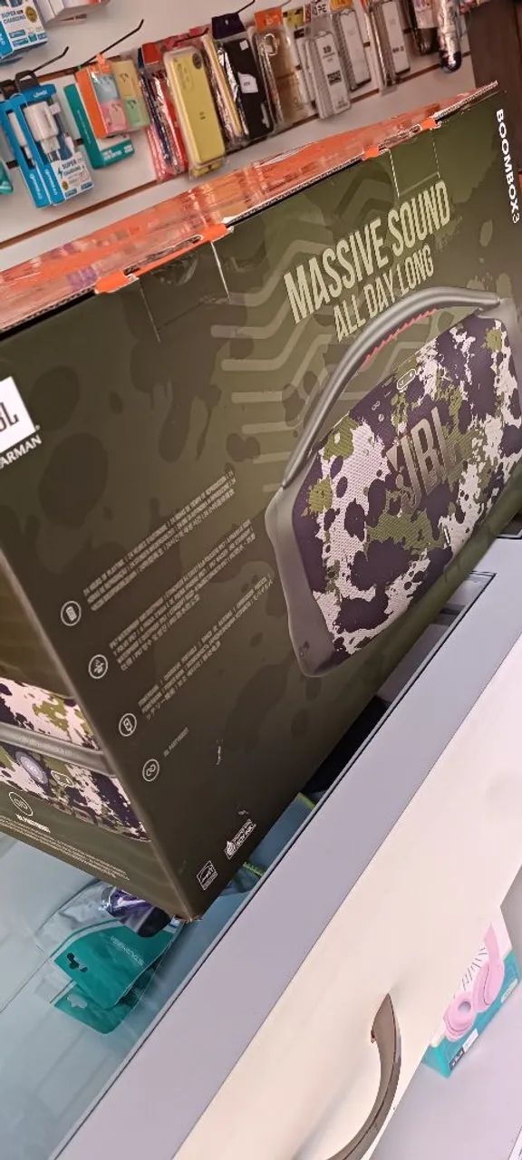 Caixa de som bombox 3 camuflada lacrada  - Foto 3