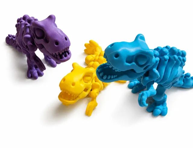T-Rex Articulado - Dinossauro Flexível Decorativo 3D - Foto 2