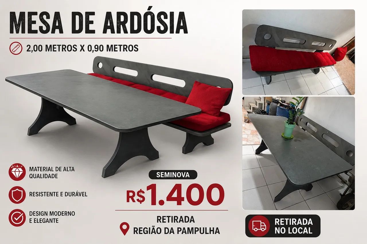 Mesa Ardósia 