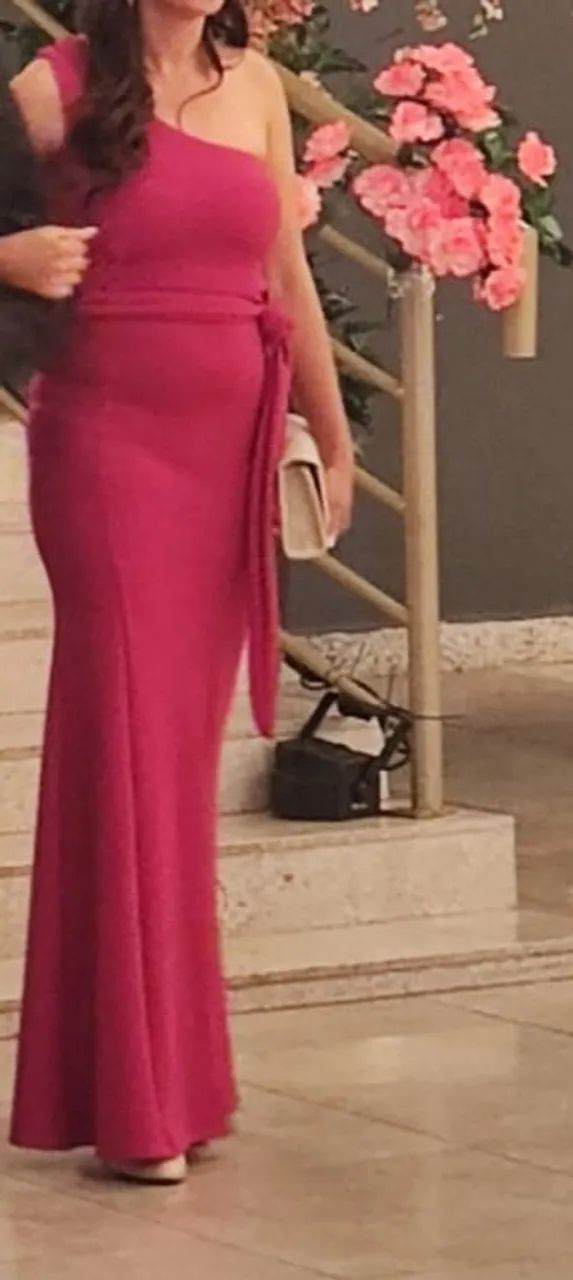 Vestido de festa fúcsia  - Foto 4