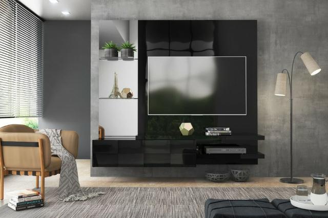 Painel Turim 100% MDF para Tv até 50" com Suporte incluso - Entrega Grátis - Foto 2