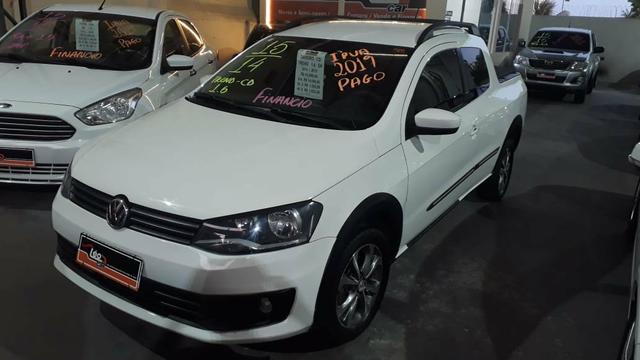 Vendo uma vw nova saveiro g6 cd trendline 68km completa 2014/2015 - Foto 3