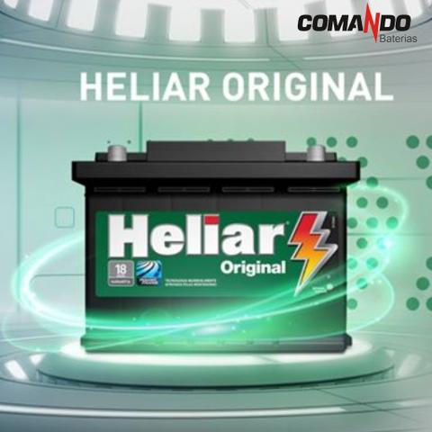 Bateria Para Carro Heliar Original 60Ah 18 Meses de Garantia - R$270,00