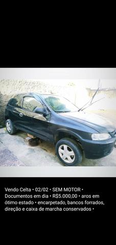 Vendo Celta 02/02 sem motor
