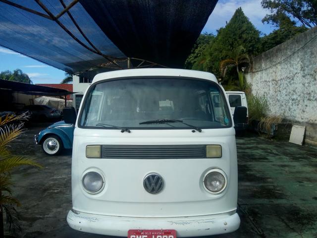 Kombi 1997/1998 Gasol/GNV branca 09 lugares - Foto 2