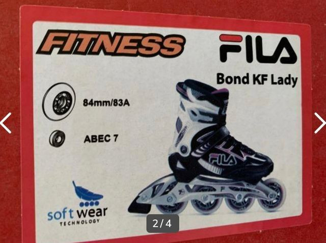 Roller Fila N 36 / Patins Fila - Foto 2