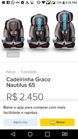 Cadeirinha de auto Graco Nautilus 65 3 em 1 - Foto 6