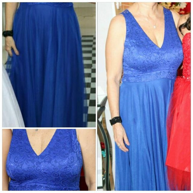 Vestido de Festa Azul