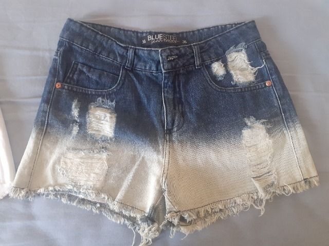 short jeans customizado