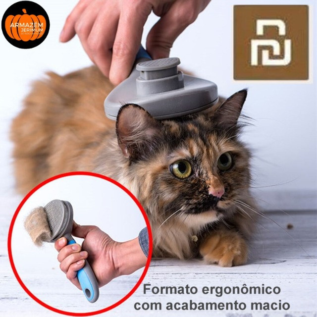 Escova tira pelos massageador cães e gatos pet Xiaomi