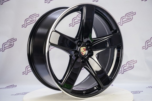 Rodas Porsche Macan 5x112 - 21x9 e 21x10 aro 21 duas talas - Foto 5