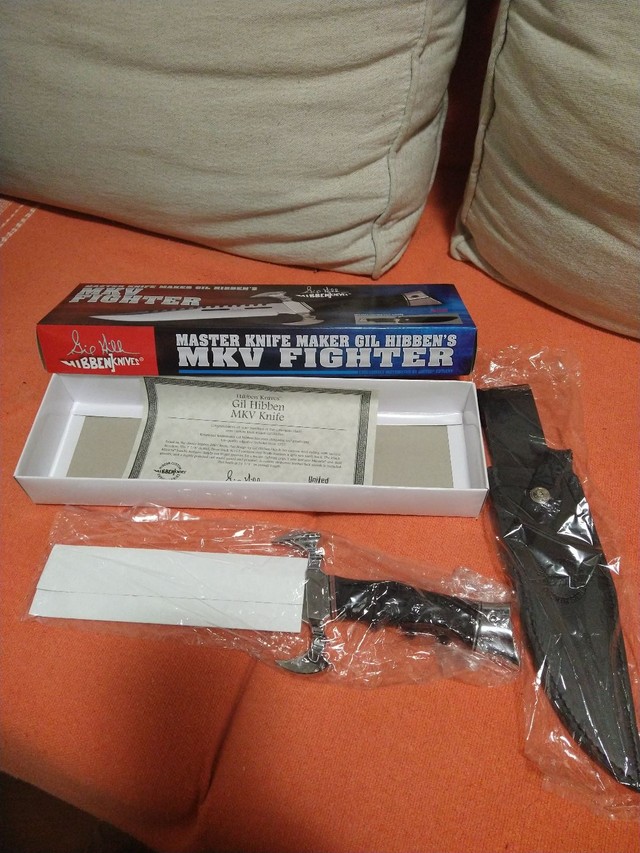 Faca Gil Hibben's Autêntica e exclusiva!! Nova na caixa. - Foto 3