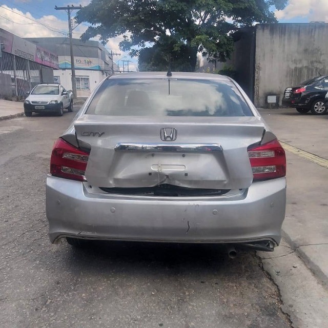 City 1.5 2013 Farol Motor Capo Porta Retrovisor Cambio Lanterna Airbag Sucata - Foto 4