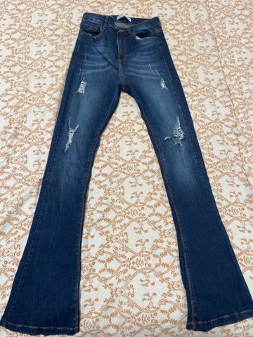 Calça Jeans Flare