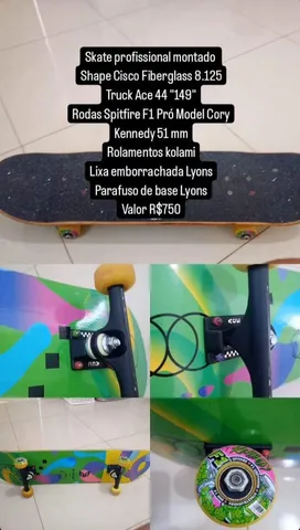 Shape Cisco Marfim Nosso Jogo É Skate - Verde