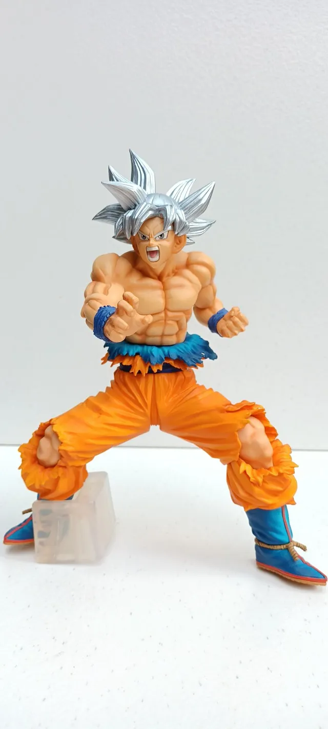 Boneco do Dragon Ball z Goku SSJ Preto Brinquedo de Coleção 17 cm Pvc  Colecionador