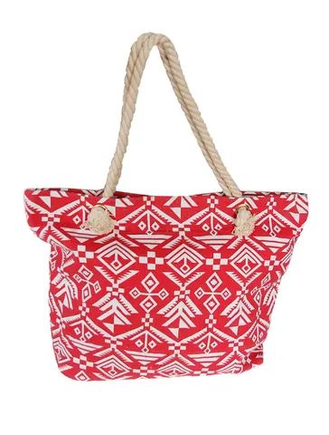 Bolsa Estilo Africana Vermelha Alça De Corda (usada) - Foto 2