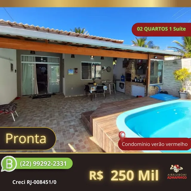 Casa em Unamar-RJ (R$200.000) 