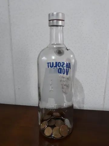 Cofrinho feito da própria garrafa de vidro  - Foto 3