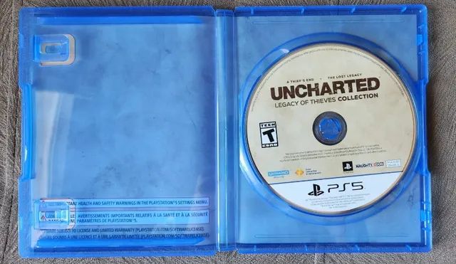 UNCHARTED: Coleção Legado dos Ladrões PS5 - Jogo em CD