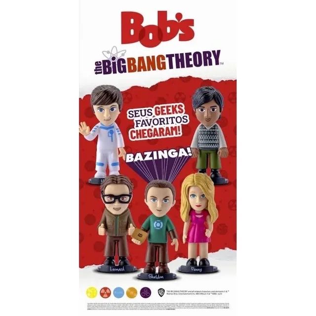 Bob's lança coleção exclusiva de miniaturas The Big Bang Theory