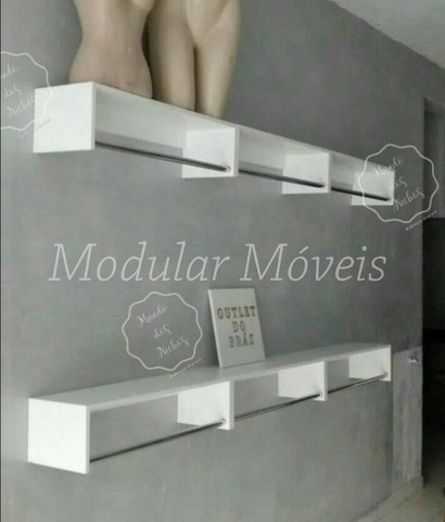 2 Cabideiros de Parede + Conjunto com 6 Nichos - Foto 2