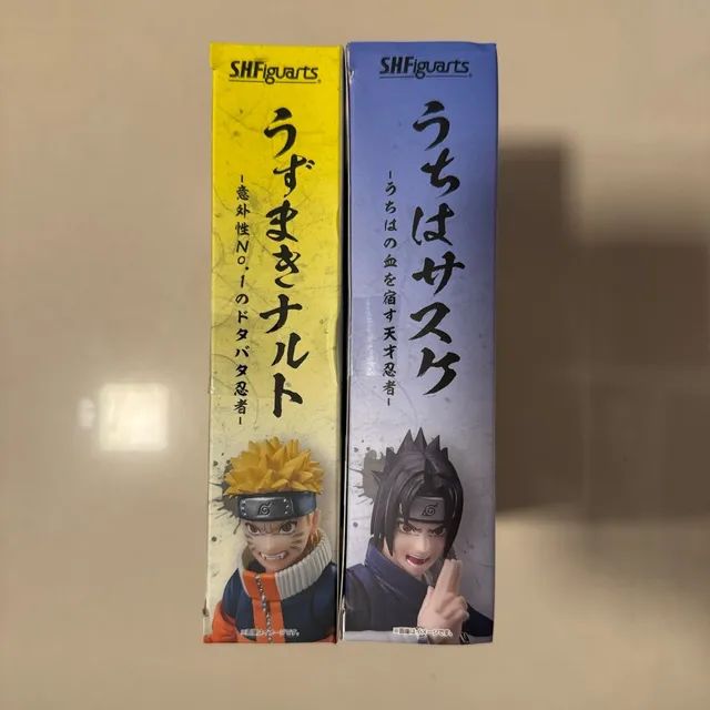 Naruto Uzumaki e Sasuke Uchiha Criança SH Figuarts Bandai - Hobbies e  coleções - Tauape, Fortaleza 1253688415