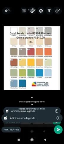 tinta acrílica partir de 89,90 16l externa 119,90 - Foto 3