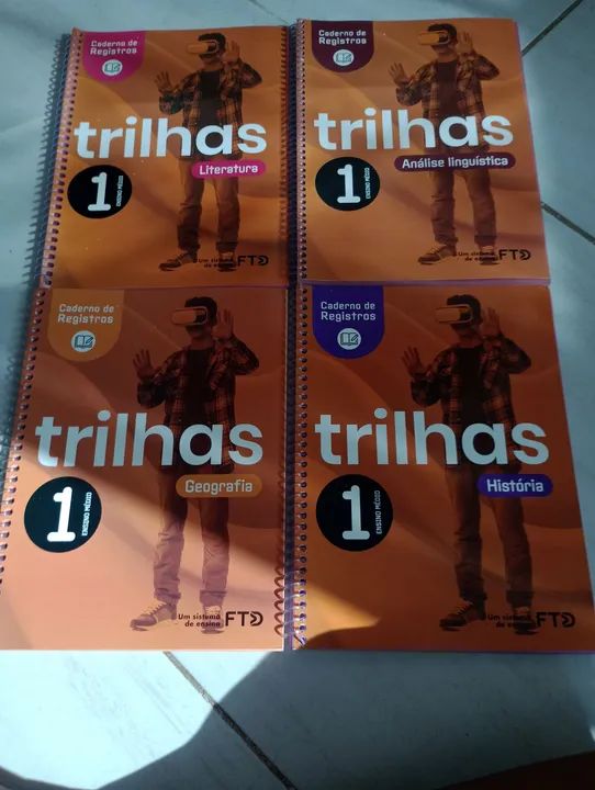 Livros 1 ano ensino médio trilhas FTD - Foto 3