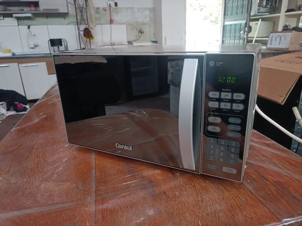 Microondas Consul 20 Litros em Inox Espelhado 127v