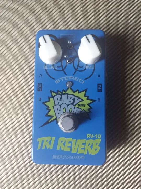 Pedal Reverb Baby Boom Tri-Reverb Biyang