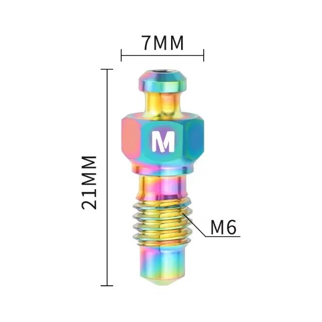  Par parafuso de Titanio Ti - Sangria pinça freio bike shimano - MUQZI - Foto 3