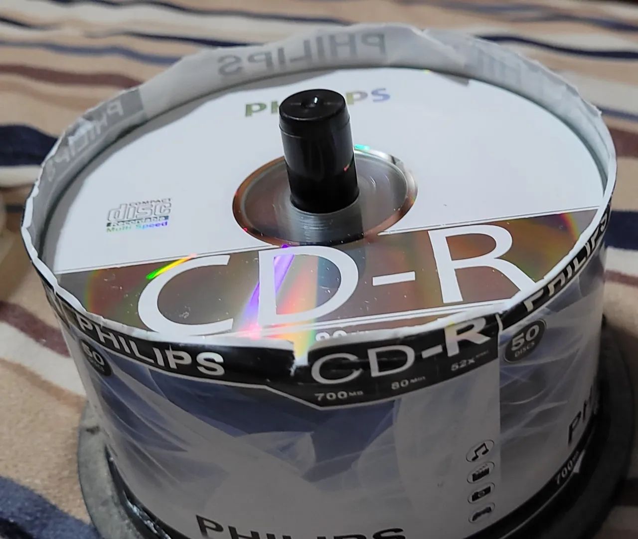 CD-R Philips 700MB 52x - Foto 2