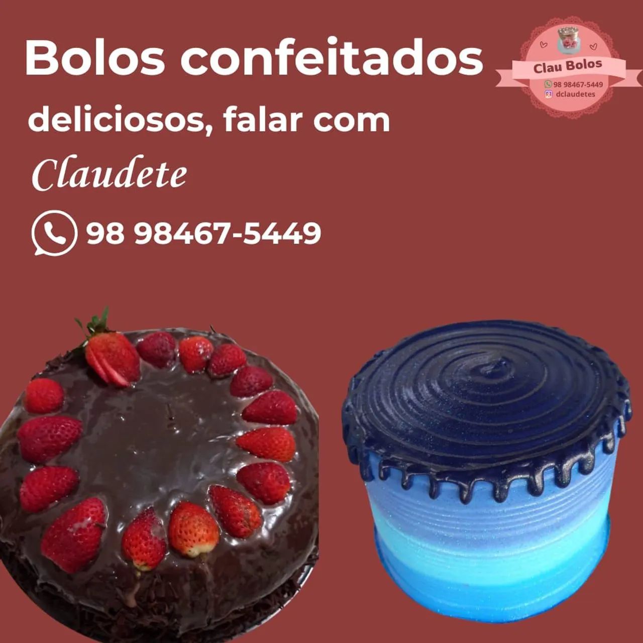 Faço deliciosos bolos confeitados e caseiros,além de cupcakes - Foto 3