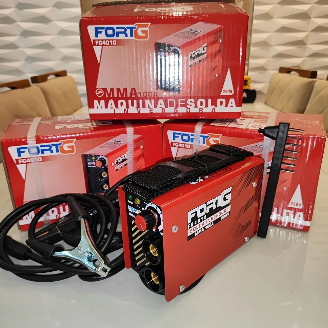 Máquina de Solda Inversora Fortg MMA 100A - Promoção  - Foto 2