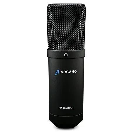 Microfone Arcano AM-BLACK-1 Condensador Cardioide + Braço Articulador