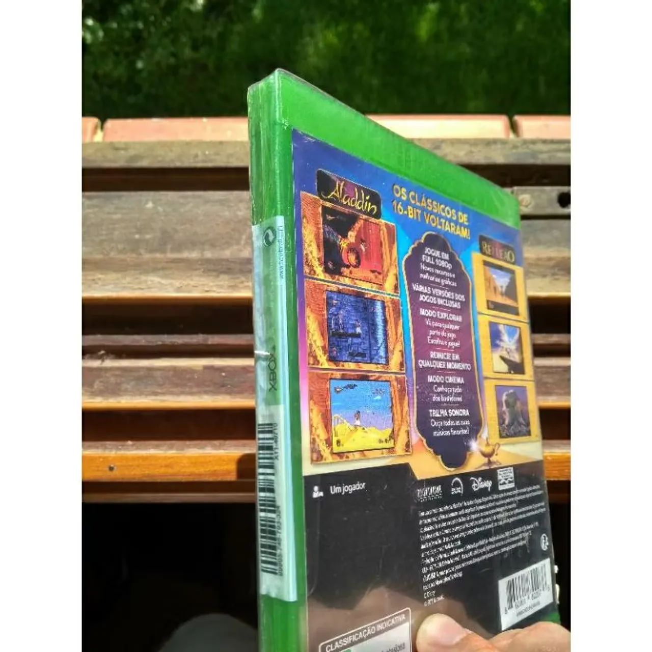 Disney aladdin rei leão xbox one (lacrado) + RE Village - Foto 2