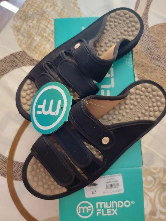 Chinelo ortopédico feminino mundo flex 