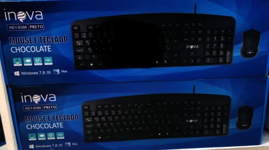 Kit Teclado + Mouse usb Inova 