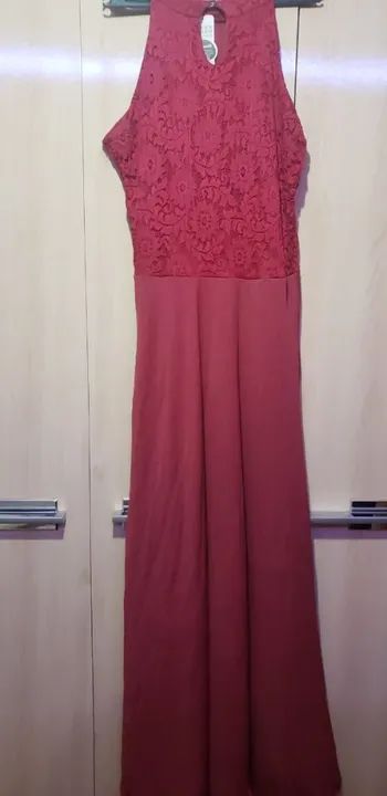Vestido de renda vermelho - Foto 4